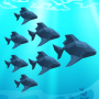 icon Crowd Fish 3D(Pesci della folla 3D
)