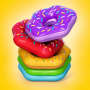 icon Donut Stack Sort (Ciambella Stack Ordina)