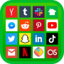 icon All Social Network(Tutti i social media in un'unica app)
