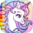 icon Sparkly Unicorn(Unicorni scintillanti Libro a colori) 2.1