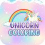icon Unicorn Coloring(Unicorn Coloring Giochi - Puzzle Unicorno
)