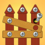 icon Wood Screw: Nuts And Bolts(Vite di legno: dadi e bulloni)