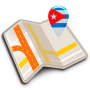 icon Map of Cuba offline(Mappa di Cuba offline)