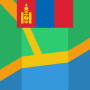 icon Ulaanbaatar Map(Ulan Bator Mongolia Mappa
)