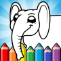 icon Easy coloring pages for kids (Disegni da colorare facili per bambini
)