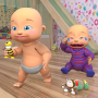 icon Twin Baby Simulator(Naughty Twin Baby Simulator 3D)