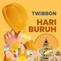 icon Twibbon Frame Buruh()