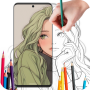 icon AR Draw Sketch: Trace & Paint (AR Disegna schizzo: Traccia e dipingi)