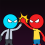 icon Stickman Duo(Stickman Duo - rosso e blu
)