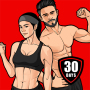 icon 30 Day Fitness(alla sfida di allenamento di 30 giorni
)