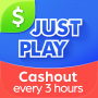 icon JustPlay: Earn Money or Donate (JustPlay: guadagna denaro o fai una donazione)