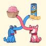 icon Long Nose Dog: Draw To Eat(Dog Puzzle: Disegna per mangiare)