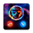 icon Phone Call Screen Theme 3D App(Color Phone App schermata chiamata) 18