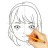 icon Just DrawHow to Draw Anime(Come disegnare anime - Disegna solo!
) 2.1.1