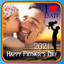icon Fathers Day Photo Frame 2021(Cornice per foto per la festa del papà)