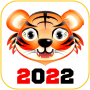 icon Chinese new Year Stickers 2022 (il capodanno cinese 2022)