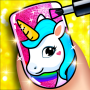 icon Nail Salon Game Girls Nail art (Gioco di salone di bellezza Ragazze Nail art)