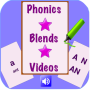 icon Phonics and Blends Flashcards(Phonics e Blending for Kids)
