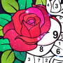 icon RedRosePaint(Libro da colorare e Colora per numero)