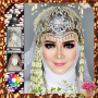 icon Traditional Wedding Dress Hijab(tradizionale Hijab
)