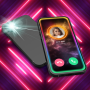 icon Call Screen(Call Screen, Color Phone Flash
)
