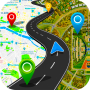 icon GPS Navigation Globe Map 3D (Navigazione GPS Mappa del globo 3D)
