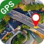 icon Map & GPS Navigation Route(Vista satellitare: Live Earth Maps)