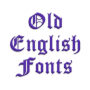 icon Old English Font Message Maker