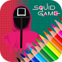 icon Squid Game Coloring Book(Squid Gioco - Coloring Book
)