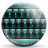 icon Keyboard Theme Dusk Green(Tastiera a tema Dusk Green) 100
