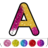 icon Alphabets Coloring Book Glitter() 3