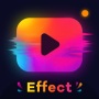 icon Glitch Video EffectVideoCook(Video EditorMaker di Bella - VideoCook)