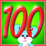 icon kids math count to 100 (la matematica per bambini conta fino a 100)