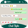 icon Chat Style : Font for WhatsApp(Chat Style for WhatsApp)