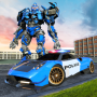icon Police Car Robot：Transform War