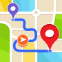 icon GPS Navigation, Map Directions (Navigazione GPS, indicazioni stradali)