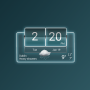 icon 3D flip clock & weather widget pack 4(Pacchetto di temi 3D Flip Clock 04)