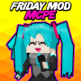 icon Mod Friday Night For Mcpe(Mod FNF per Minecraft PE + Friday Night Funkin Map
)