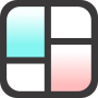 icon Collage Maker | Photo Editor (Collage VR (realtà virtuale) Creatore | Editor di foto)