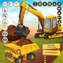 icon Construction Vehicles for Kids (Veicoli da costruzione per bambini
)