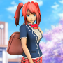 icon High School Girl(Anime High School Girls- Sakura Simulator Games 3D)