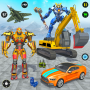 icon Excavator Robot Car Game-Dino(Excavator Robot War - Gioco di auto)