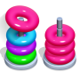 icon Color Hoop(Color Hoop Sort - Hoop Stack)