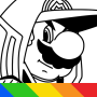 icon Draw Mario(Come disegnare personaggi Mari
)