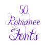 icon Romance Fonts 50(Caratteri romantici Crea messaggi Crea)