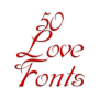 icon Love Fonts 50(Love Fonts Message Maker)