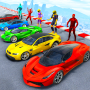 icon Superhero Car Stunt Game(Gioco di supereroi: rampa Car Stunt)