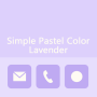 icon Simple Pastel Color Lavender(Sfondo semplice colore pastello (lavanda)
)