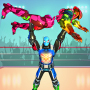 icon Ring Fight Battle Human VS Robots Attack(Giochi di combattimento di Kung Fu: Robot Nuovi giochi 2021
)