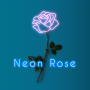 icon Neon Rose(Sfondo elegante Tema Neon Rose
)